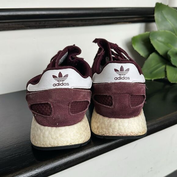 adidas Maroon and White Athletic Shoes - Picture 5 of 9
